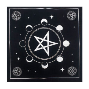 Tarot- en waarzegkleed pentakel en maan