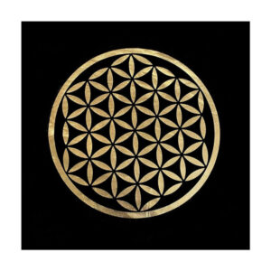 Tarot- en waarzegkleed met gouden levensbloem