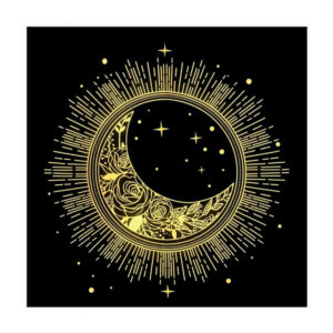 Tarot- en waarzegkleed maan en zon